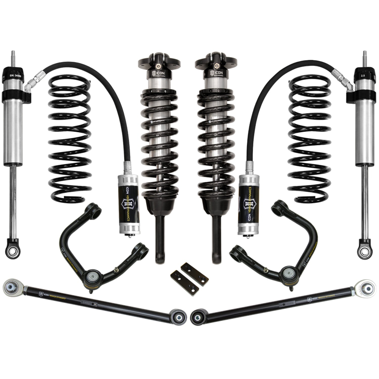 0-3.5in Stage 4 Suspension System w/Tubular Uca <br> 10-24 Toyota 4Runner 10-14 FJ Cruiser