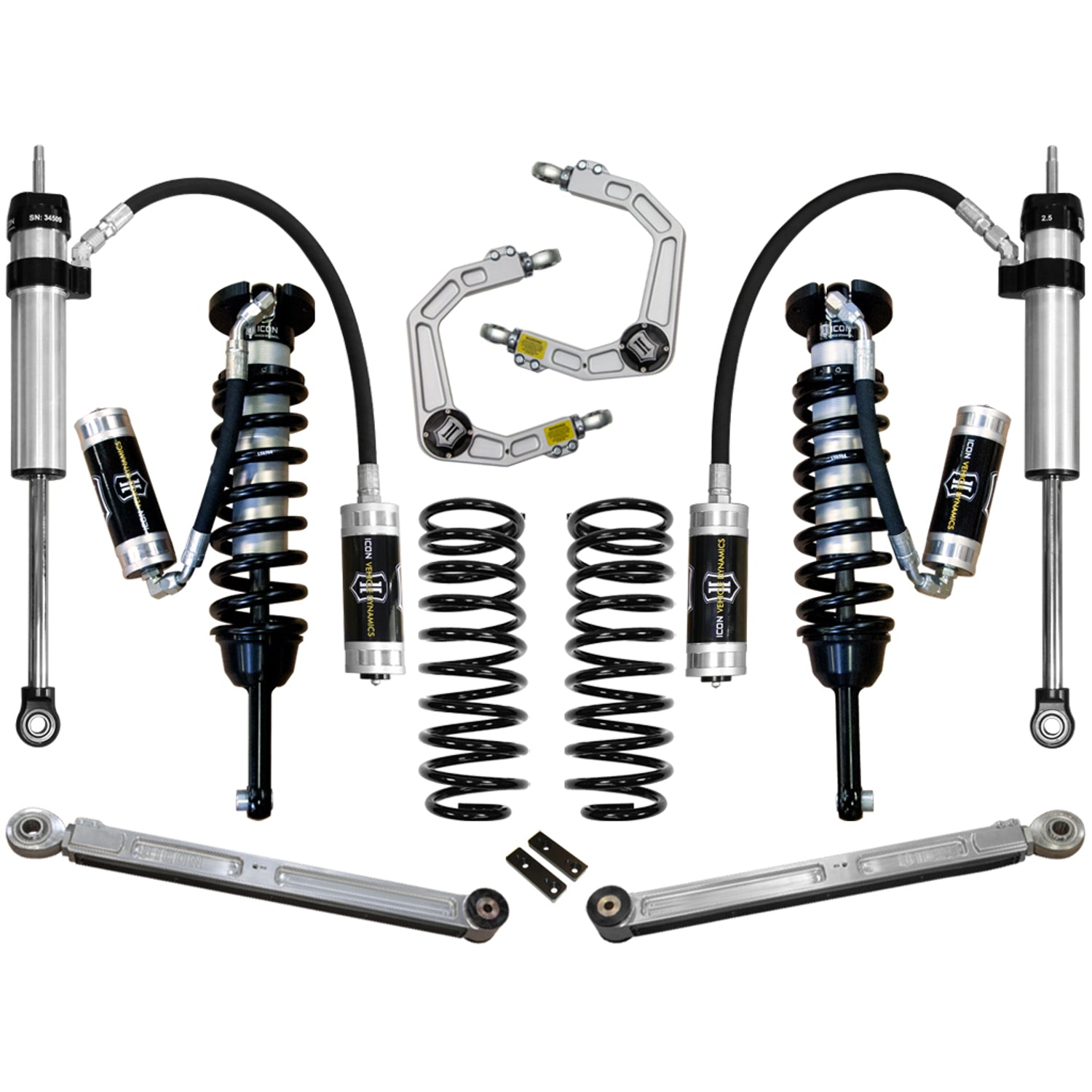 0-3.5in Stage 5 Suspension System w/Billet Uca <br> 10-24 Toyota 4Runner 10-14 FJ Cruiser