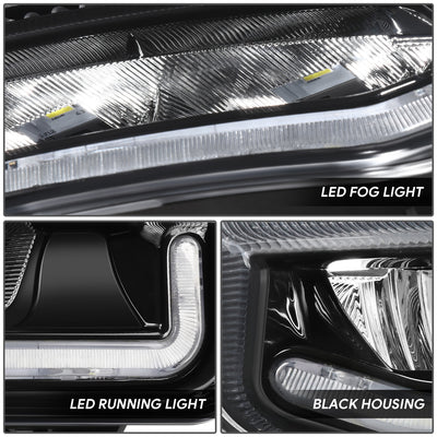 LED DRL Sequential Fog Lights (Left & Right) <BR>19-20 Ram 1500, 2500, 19-22 3500