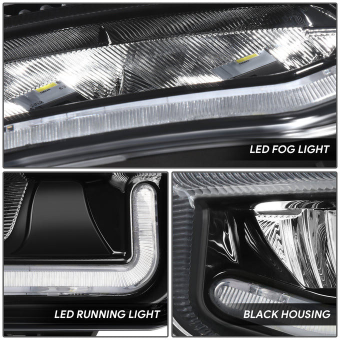LED DRL Sequential Fog Lights (Left & Right) <BR>19-20 Ram 1500, 2500, 19-22 3500