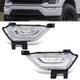 Chrome LED DRL Fog Lights <br>21-23 Ford F-150