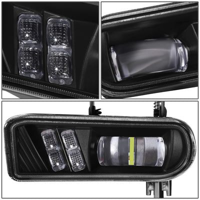 Full LED Projector Fog Lights <BR>99-02 Chevy Silverado 1500, 2500,01-02 3500