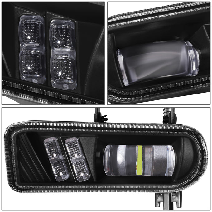 Full LED Projector Fog Lights <BR>99-02 Chevy Silverado 1500, 2500,01-02 3500