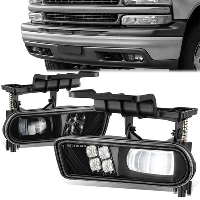 Full LED Projector Fog Lights <BR>99-02 Chevy Silverado 1500, 2500,01-02 3500