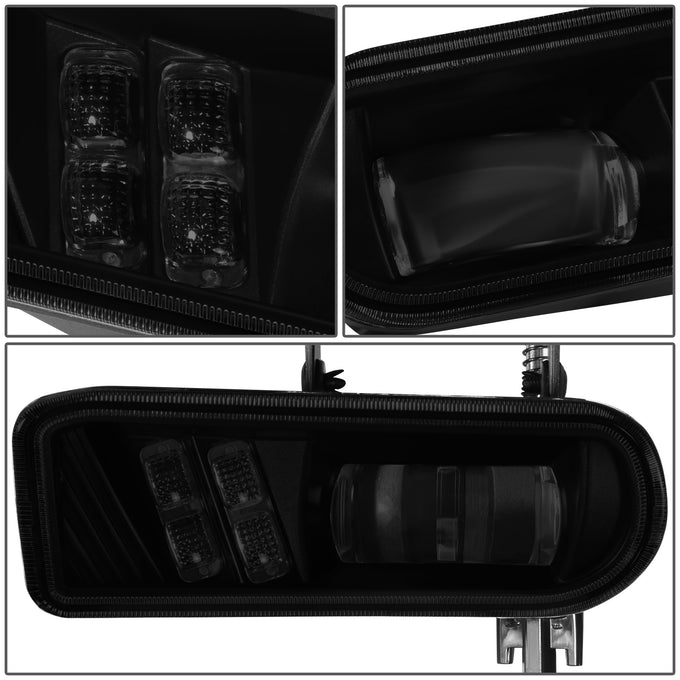Full LED Projector Fog Lights <BR>99-02 Chevy Silverado 1500, 2500,01-02 3500