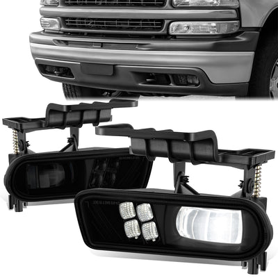 Full LED Projector Fog Lights <BR>99-02 Chevy Silverado 1500, 2500,01-02 3500
