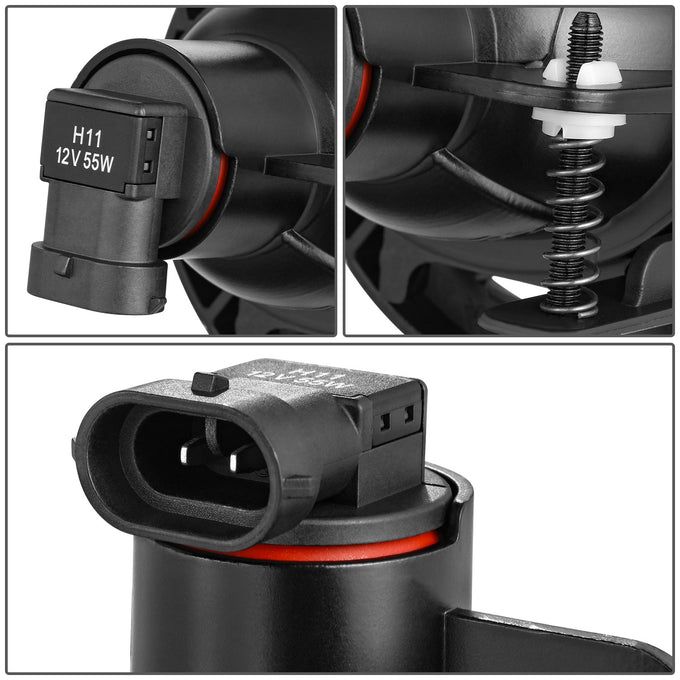 Projector Beam Housing Fog Lamps <br> 11-14 Dodge Challenger Charger, Chrysler 300