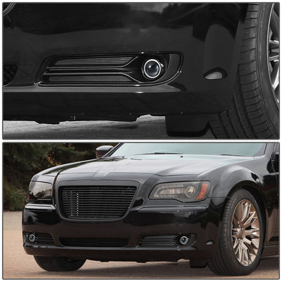 Projector Beam Housing Fog Lamps <br> 11-14 Dodge Challenger Charger, Chrysler 300