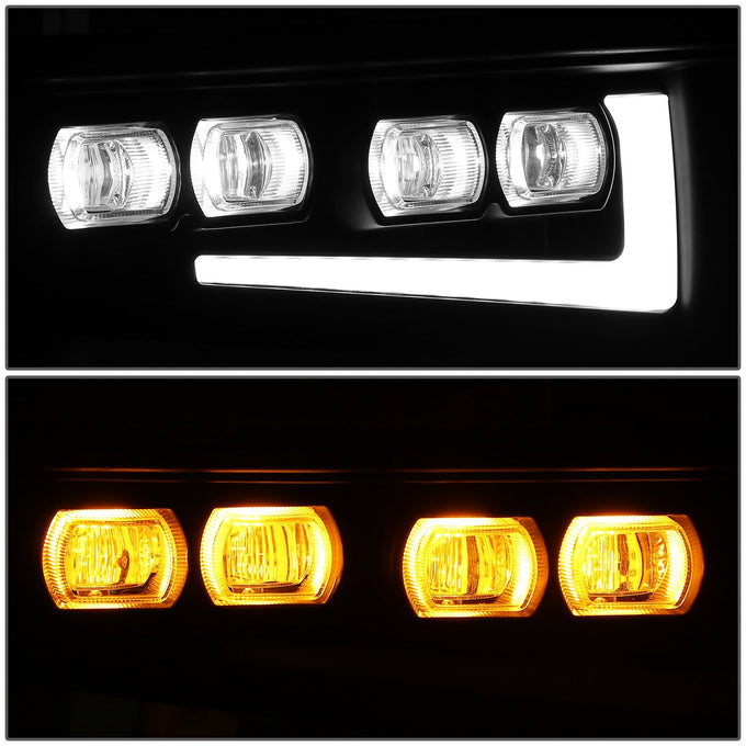 LED DRL Projector Fog lights <br>21-25 Ford Bronco