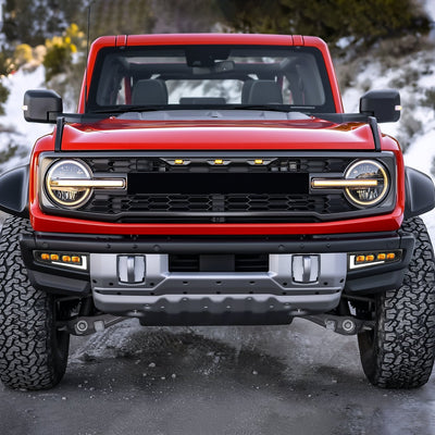 LED DRL Projector Fog lights <br>21-25 Ford Bronco