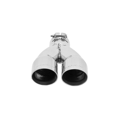 Flowmaster Exhaust Tip<br>3.00 in. Dual Angle Cut Polished SS Fits 2.50 in.Tubing