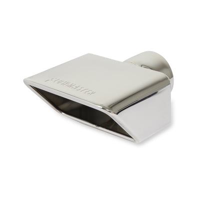 Flowmaster Exhaust Tip<br>3.0 x 5.5 Polished Angle Rolled Edge Fits 2.5 in.Tubing