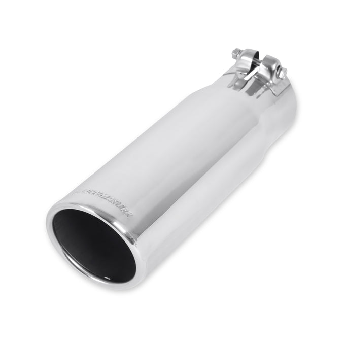 Flowmaster Exhaust Tip<br>3.50 in. Rolled Angle Polished SS Fits 3.00 in. Tubing