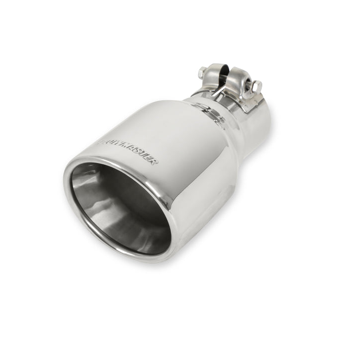 Flowmaster Exhaust Tip<br>4.00 in. Rolled Angle Polished SS Fits 2.50 in. Tubing