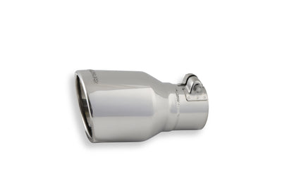Flowmaster Exhaust Tip<br>4.00 in. Rolled Angle Polished SS Fits 2.50 in. Tubing