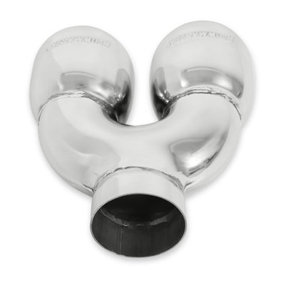 Flowmaster Exhaust Tip<br>Dual 3.5 in. Rolled Angle Polished SS