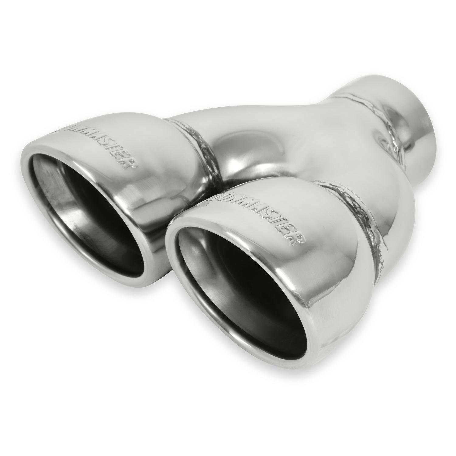 Flowmaster Exhaust Tip<br>Dual 3.5 in. Rolled Angle Polished SS