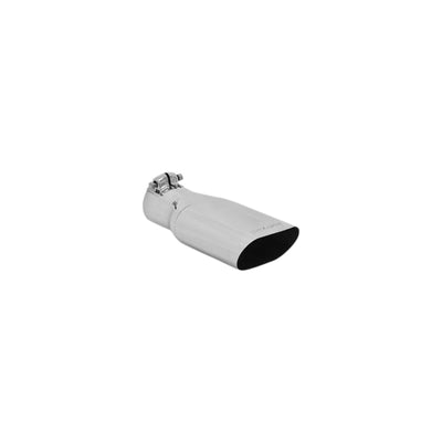 Flowmaster Exhaust Tip<br>4.25 x 2.25 in. Oval Polished SS Fits 2.50 in. Tubing