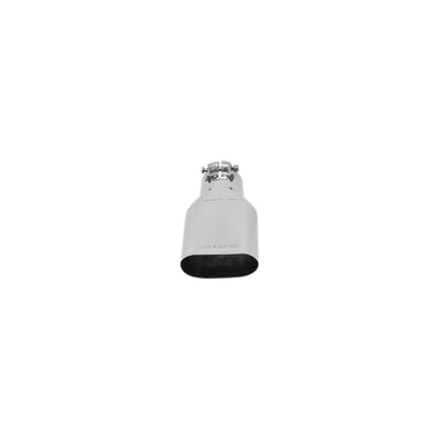 Flowmaster Exhaust Tip<br>4.25 x 2.25 in. Oval Polished SS Fits 2.50 in. Tubing