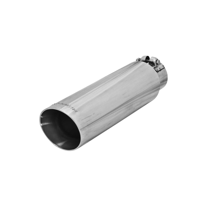Flowmaster Exhaust Tip<br>3.50 in. Angle Cut Polished SS Fits 2.50 in. Tubing