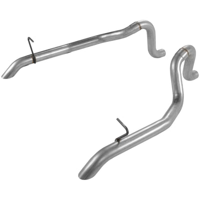 Flowmaster Pre-bent Tailpipes<br>87-93 Ford Mustang