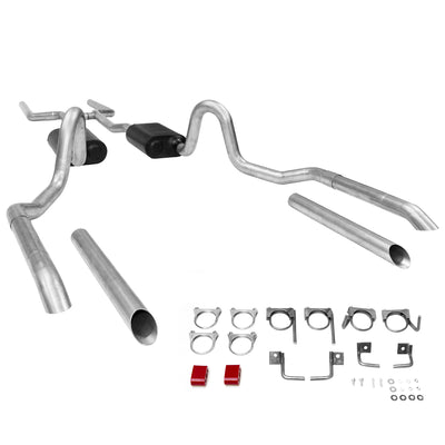 American Thunder Crossmember-Back Exhaust System<br>64-72 GM A-Body with V8 engines