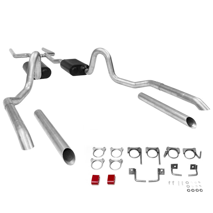 American Thunder Crossmember-Back Exhaust System<br>64-72 GM A-Body with V8 engines
