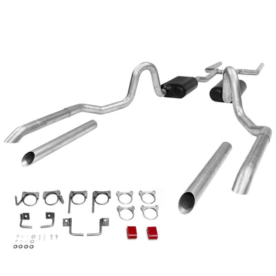 American Thunder Crossmember-Back Exhaust System<br>64-72 GM A-Body with V8 engines