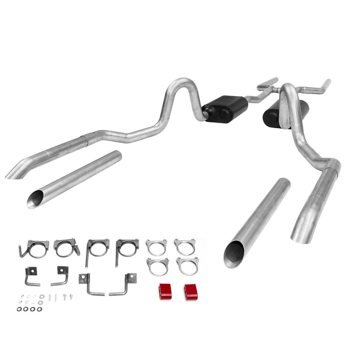 American Thunder Crossmember-Back Exhaust System<br>64-72 GM A-Body with V8 engines