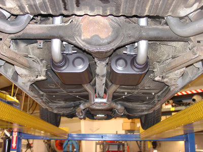 American Thunder Crossmember-Back Exhaust System<br>64-72 GM A-Body with V8 engines