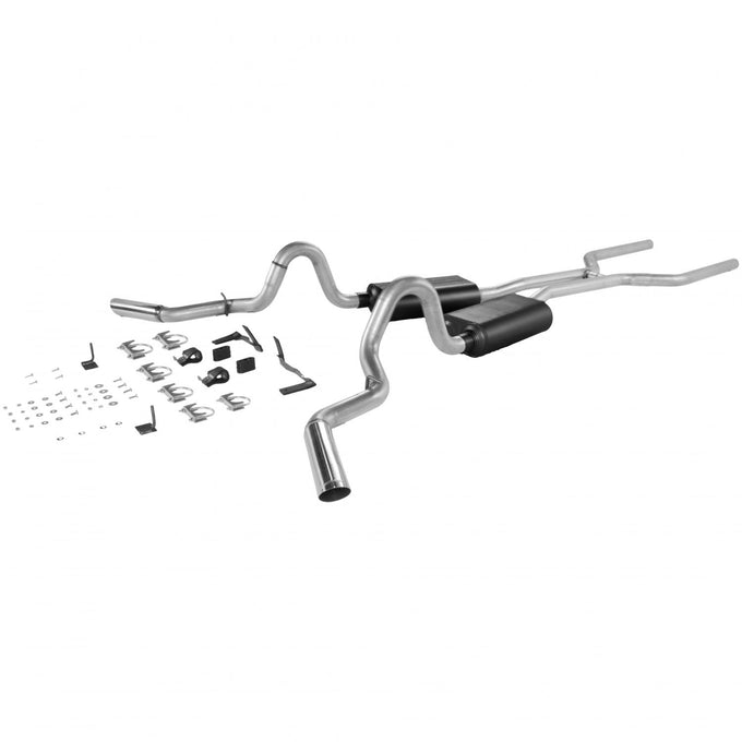 American Thunder Crossmember-Back Exhaust System<br>64-72 Chevy El Camino, 71-72 GMC Sprint