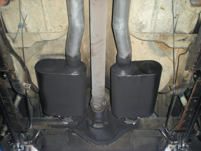 American Thunder Crossmember-Back Exhaust System<br>67-68 Chevy Camaro, 67-68 Pontiac Firebird