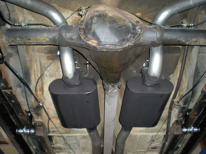 American Thunder Crossmember-Back Exhaust System<br>67-68 Chevy Camaro, 67-68 Pontiac Firebird
