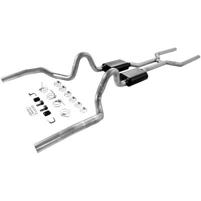 American Thunder Crossmember-Back Exhaust System<br>68-72 GM A-Body