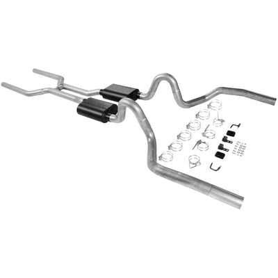American Thunder Crossmember-Back Exhaust System<br>68-72 GM A-Body