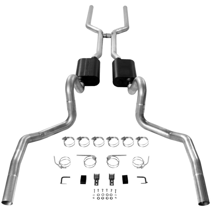 American Thunder Crossmember-Back Exhaust System<br>68-72 GM A-Body