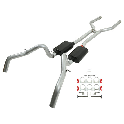 American Thunder Crossmember-Back Exhaust System<br>67-69 Chevy Camaro, 67-69 Pontiac Firebird