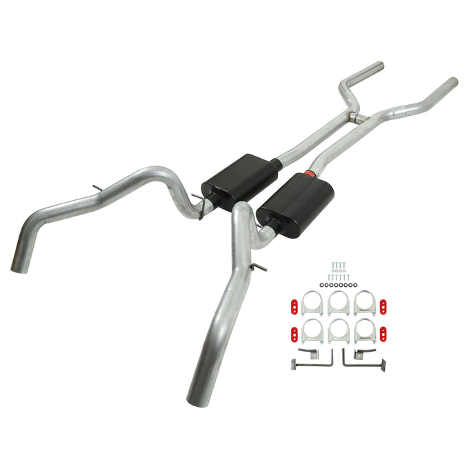 American Thunder Crossmember-Back Exhaust System<br>67-69 Chevy Camaro, 67-69 Pontiac Firebird