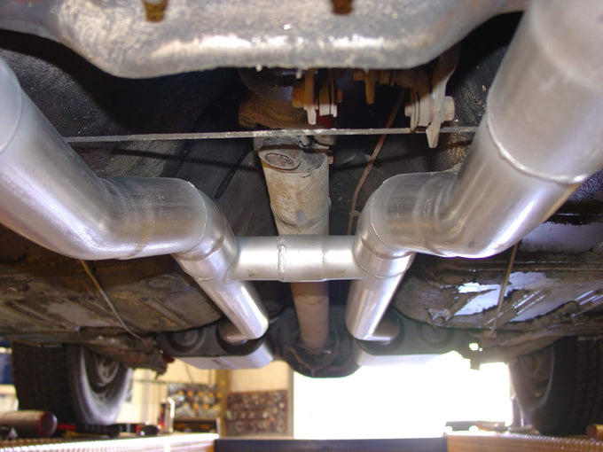 American Thunder Crossmember-Back Exhaust System<br>67-70 Ford Mustang