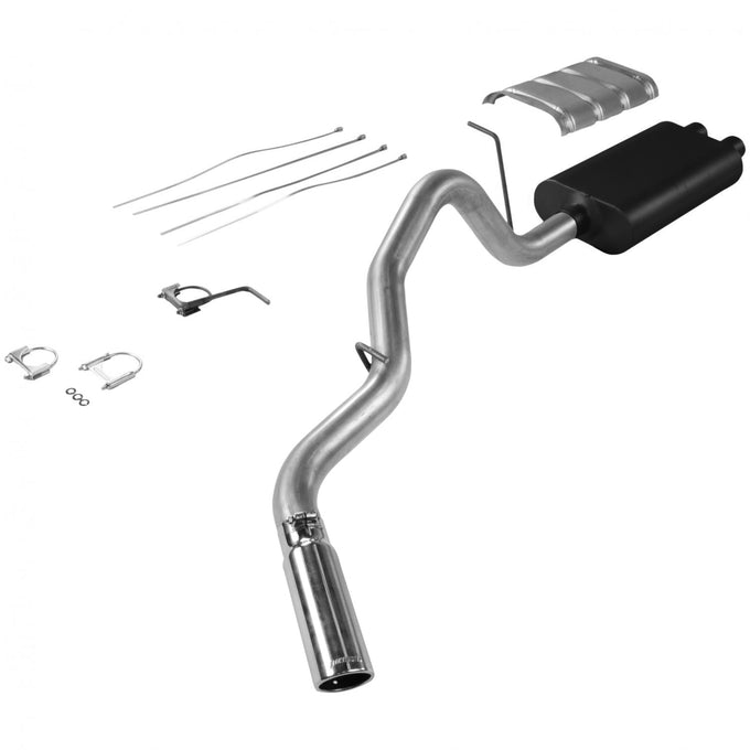 Flowmaster American Thunder Cat-back Exhaust System<br>99-02 Chevy Silverado 2500, GMC Sierra 2500