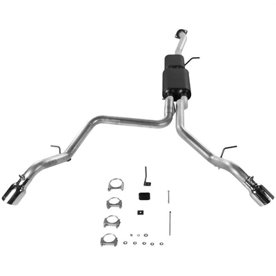 Flowmaster American Thunder Cat-back Exhaust System<br>01-06 Chevy Suburban, Avalanche, GMC Yukon XL 1500 5.3L
