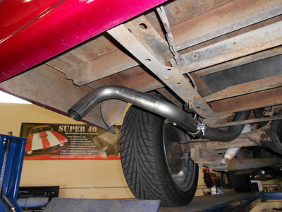 American Thunder Crossmember-Back Exhaust System<br>67-72 Chevy C10 Pickup, 67-72 GMC C15/C1500 Pickup
