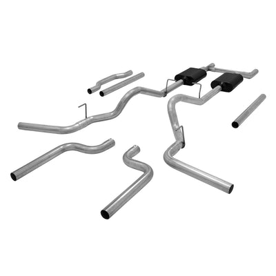 American Thunder Crossmember-Back Exhaust System<br>73-74 Chevy and GMC C10, C20 2wd with V8 engines