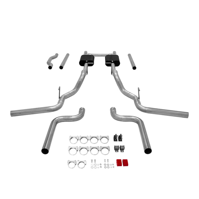 American Thunder Crossmember-Back Exhaust System<br>73-74 Chevy and GMC C10, C20 2wd with V8 engines