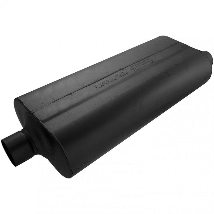 Flowmaster 70 Series Chambered Muffler<br>2.50 Center In / 2.50 Offset Out