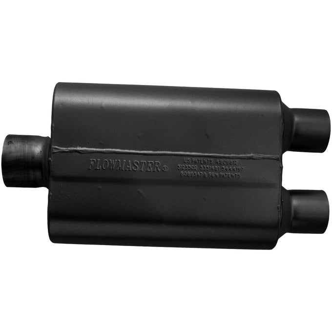 Flowmaster 40 Series Chambered Muffler<br>3.00 Center In / 2.50 Dual Out