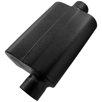 Flowmaster 40 Series Chambered Muffler<br>3.00 Offset In / 3.00 Center Out