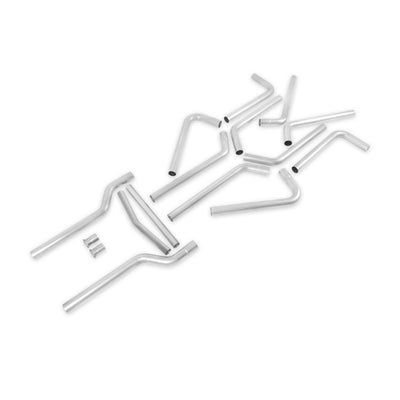 Flowmaster U-Fit Dual Exhaust Kit<br>3.00-inch Mandrel-bent 409 Stainless Steel Tubing.