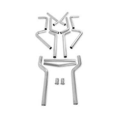 Flowmaster U-Fit Dual Exhaust Kit<br>3.00-inch Mandrel-bent 409 Stainless Steel Tubing.