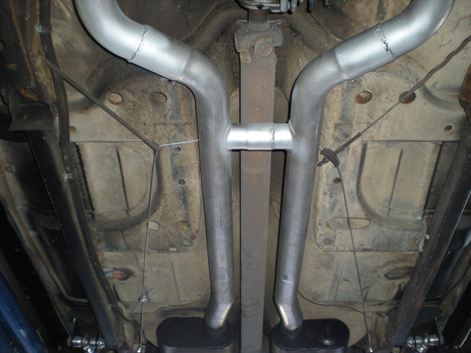 American Thunder Crossmember-Back Exhaust System<br>67-68 Chevy Camaro, Pontiac Firebird